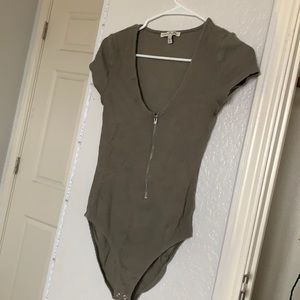 army green body suit